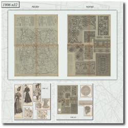 1906 N°32 Sewing patterns...