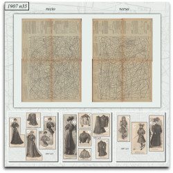 1907 N°35 Sewing patterns...