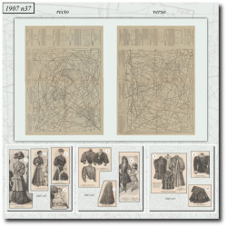 1907 N°37 Sewing patterns...