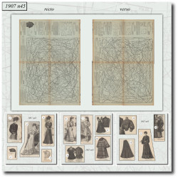 1907 N°45 Sewing patterns...
