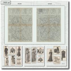 1908 N°6 Patrons A3 La mode...