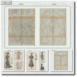 1908 N°28 Sewing patterns...