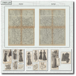 1908 N°30 Sewing patterns...