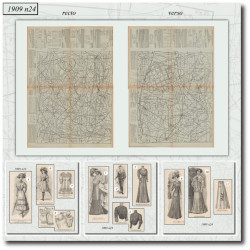 1909 N°24 Sewing patterns...