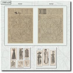 1909 N°30 Sewing patterns...