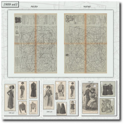 1909 N°43 Sewing patterns...