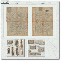 1909 N°52 Sewing patterns...