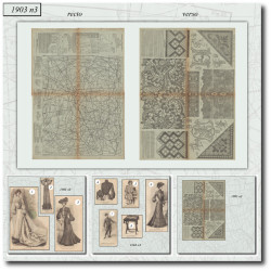 1903 N°3 Sewing patterns A3...