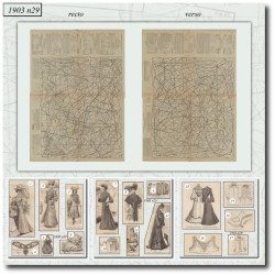 1903 N°29 Sewing patterns...