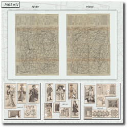 1903 N°31 Sewing patterns...