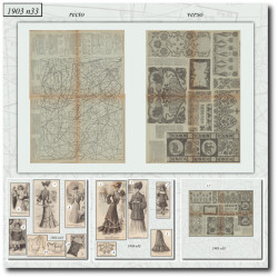 1903 N°33 Sewing patterns...