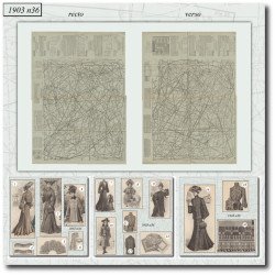 1903 N°36 Sewing patterns...