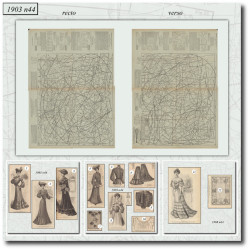 1903 N°44 Sewing patterns...