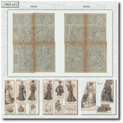 1903 N°51 Sewing patterns...