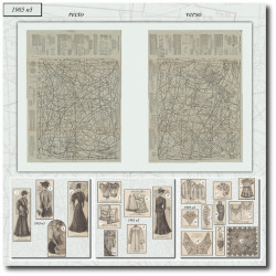 1905 N°5 Sewing patterns A3...
