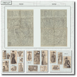 1905 N°27 Sewing patterns...