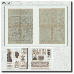 1905 N°29 Sewing patterns...