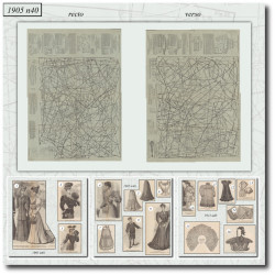 1905 N°40 Sewing patterns...