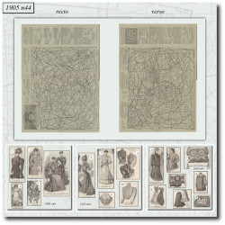 1905 N°44 Sewing patterns...