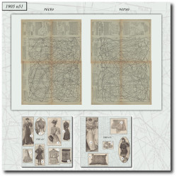 1905 N°51 Sewing patterns...