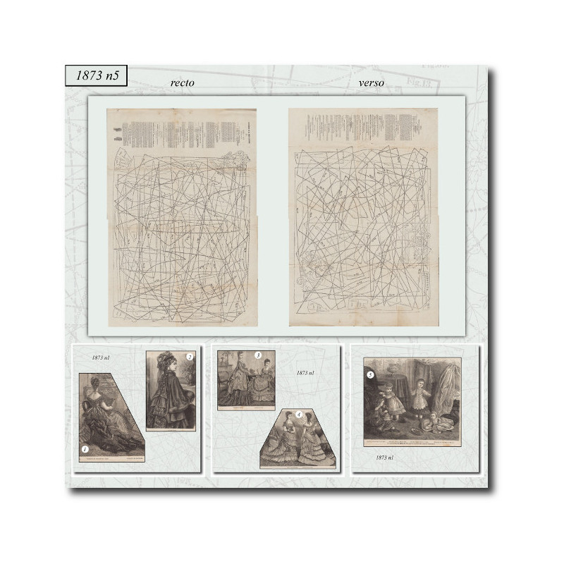 Patrons de couture de 1873 1