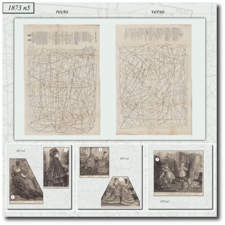 Patrons de couture de 1873 1