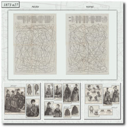 1873 N°27 Patrons  La mode...