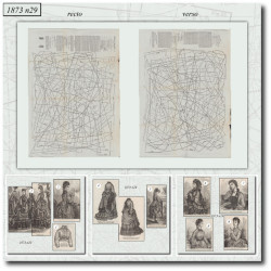 1873 N°29 Patrons  La mode...