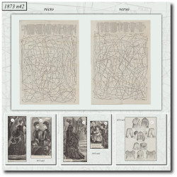 1873 N°42 Sewing patterns...