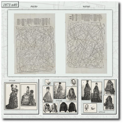 1873 N°40 Sewing patterns...
