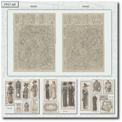 1911 N°6 Sewing patterns A3...
