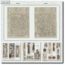 1911 N°35 Sewing patterns...