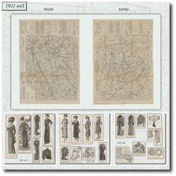 1911 N°43 Sewing patterns...