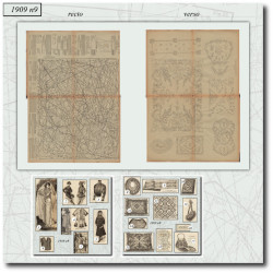 1909 N°9 Sewing patterns A3...