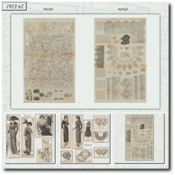 1913 N°2 Patrons A3 La mode...