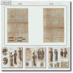 1914 N°6 Patrons A3 La mode...