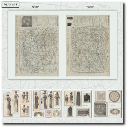 1912 N°35 Sewing patterns...