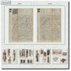 1912 N°37 Sewing patterns...
