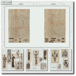 1912 N°50 Sewing patterns...
