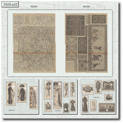 1910 N°32 Sewing patterns...