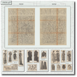 1910 N°37 Sewing patterns...