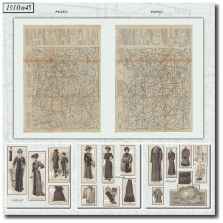 1910 N°45 Sewing patterns...