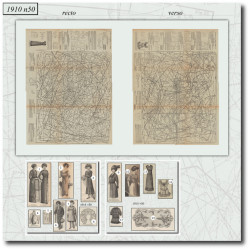 1910 N°50 Sewing patterns...