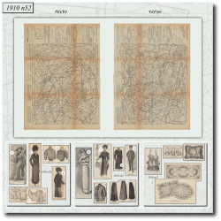 1910 N°52 Sewing patterns...