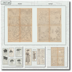 1917 N°6 Patrons A3 La mode...