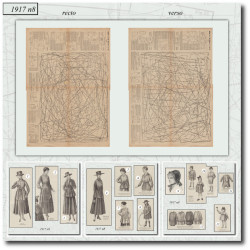 1917 N°8 Patrons A3 La mode...