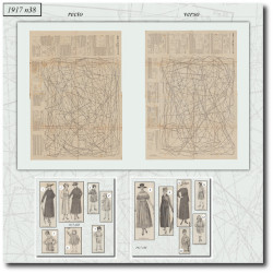 1917 N°38 Sewing patterns...