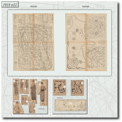 1918 N°32 Sewing patterns...