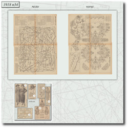 1918 N°34 Sewing patterns...