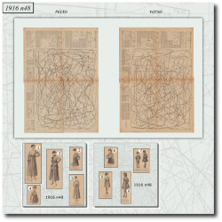 1916 N°48 Sewing patterns...